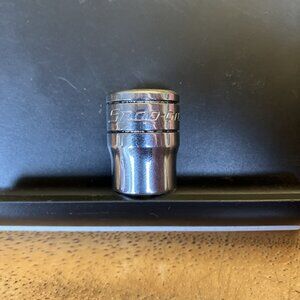 Snap On Tools F141 7/16" SAE Flank Drive Shallow Socket 3/8" Drive 12 Point USA